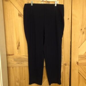 Chico's 2 Fabulously Slimming Ankle Pants - Blue Size L